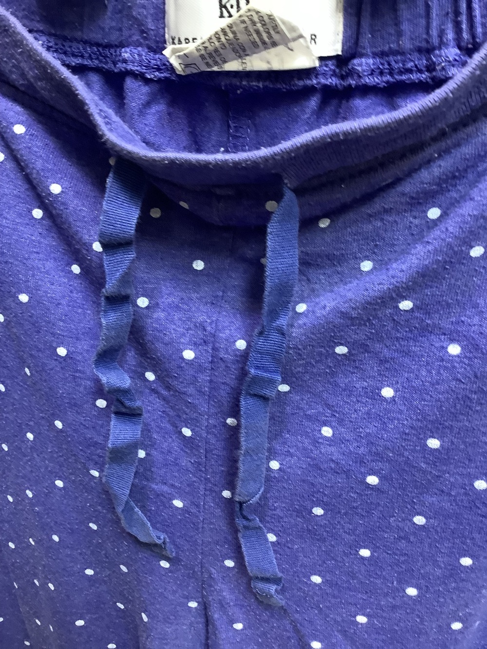 BLUE POLKA DOT PAJAMAS